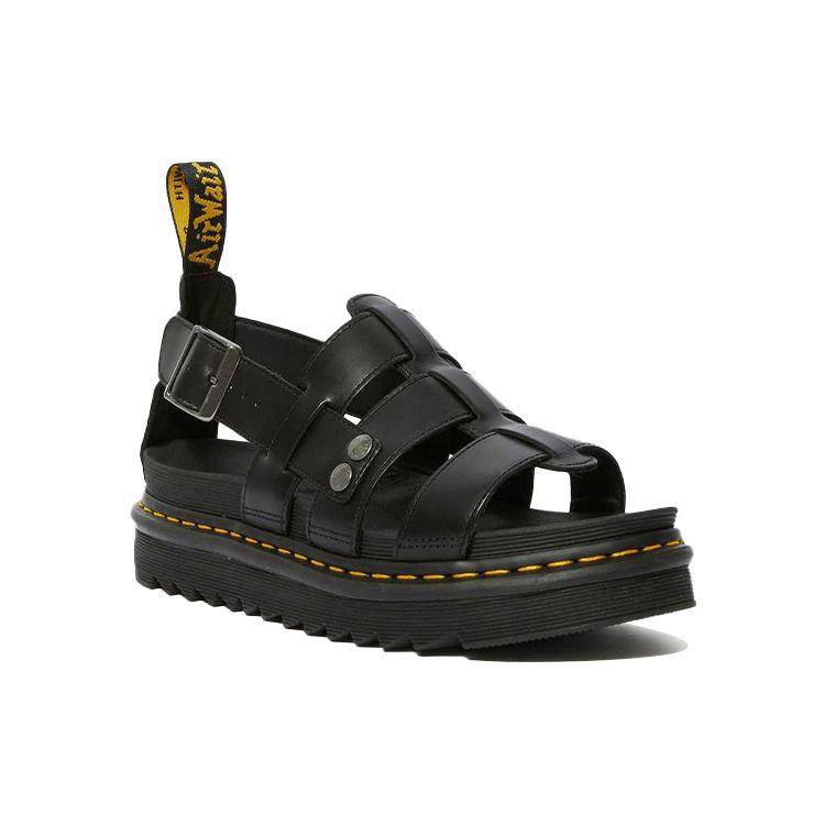 Dr. Martens Terry Sandales Décontractées à Boucle à Bout Ouvert Sandales Unisexe Noir 23521001