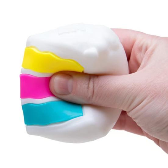 Slow Rising Cake Squeeze Toy Stress Relief Simulated Cake Pinch Toy Focus Aid Anti-anxiety Fidget Ball Hand Relaxation