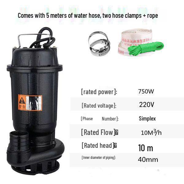 220V Septic & Irrigation Pump: High-Head Sewage & Drainage Solution
