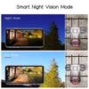 4G WiFi Remote Surveillance Camera with Triple-Lens for Outdoor Use