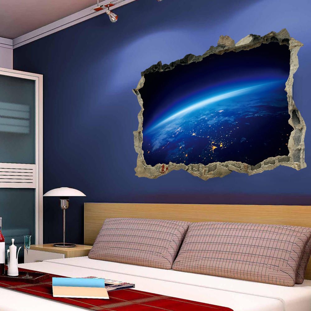  3D Star Series Floor Wall Sticker Removable Mural Decals Vinyl Art Room Decor 