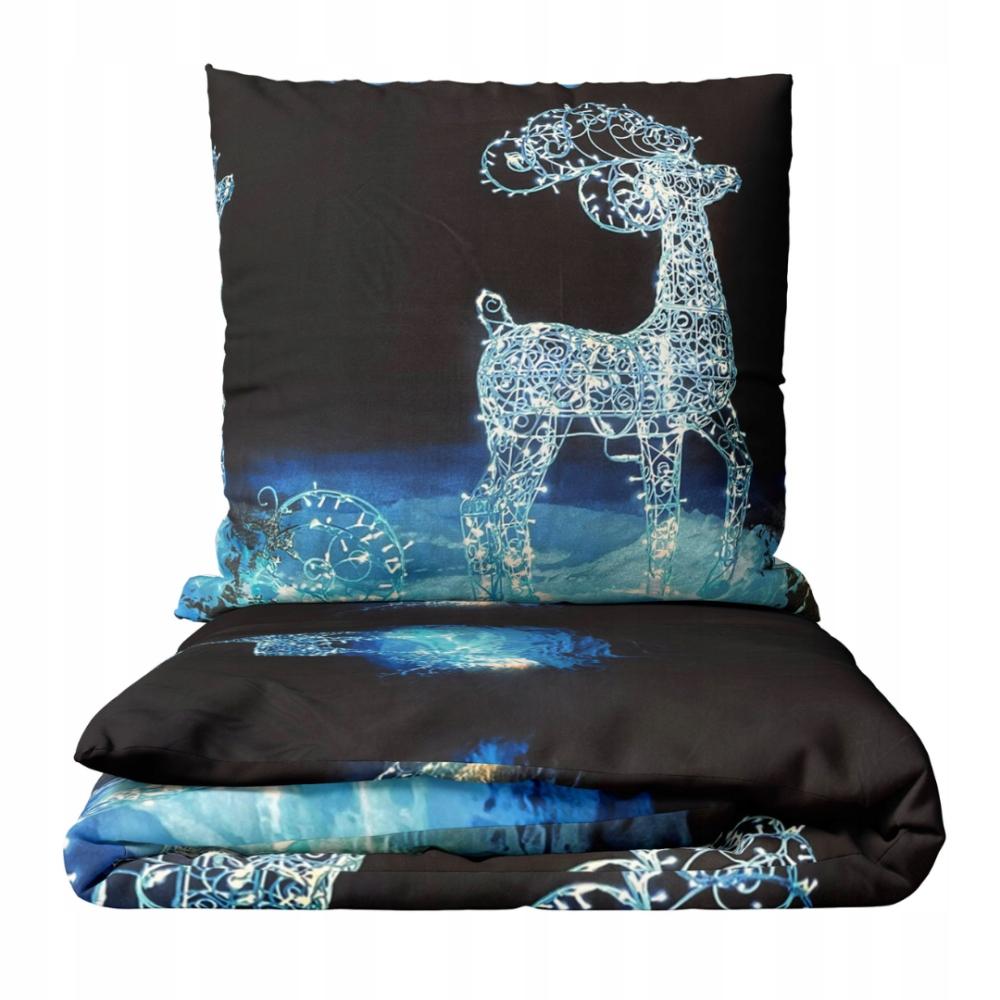 Christmas Bedding Santa Sleigh 160x200 + 2 X 70x80 Reindeer