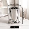 1PC Gold Plated Vase Creative Flower Vase Luxury Aesthetic Room Decoration Ornament for Living Room 3 Sizes