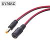 5PCS DC Power Male Female Cable 12V Plug DC Adapter Cable Plug Connector For CCTV Camera DC Plug 5.5*2.1mm 5.5x2.1