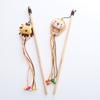 Cat Teaser Wand Toy - Plush Lion & Dog Design, Wooden Handle Interactive Toy for Cats,