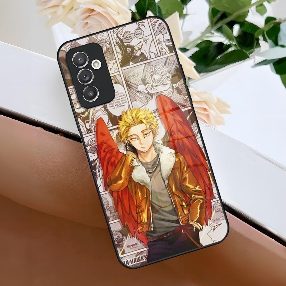 My Hero Academia Hawks Handyhülle für Samsung A15 A25 A35 A55 A14 A24 A34 A54 A13 A23 A33 A53 A12 A22 A32 A52 A11 A05