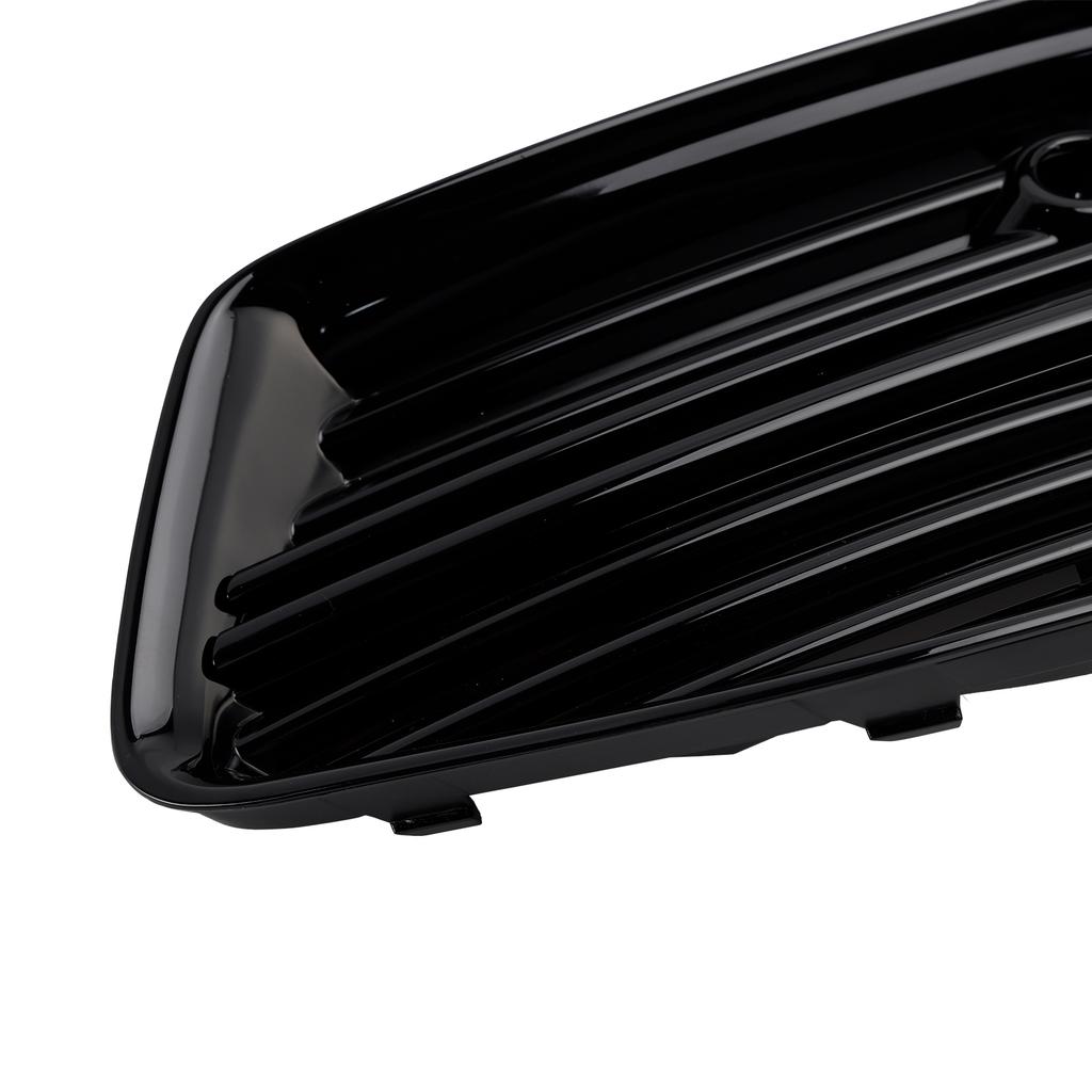 2PCS Front Bumper Fog Light Cover Grill Grille Fit A6 C8 2019-2023