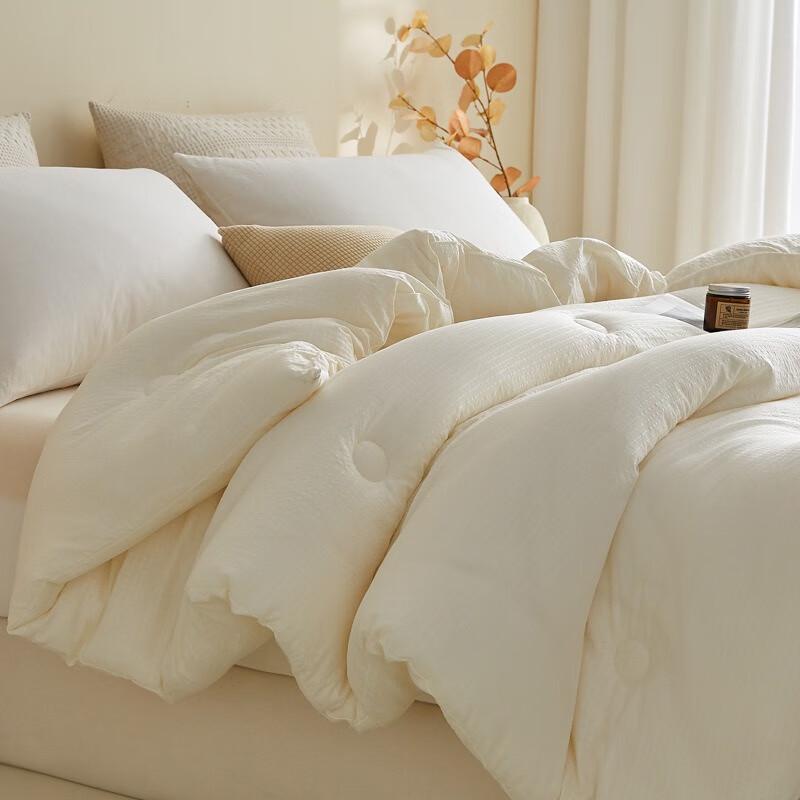 Kołdra na cały sezon Jie Li Ya z niebarwionego włókna sojowego