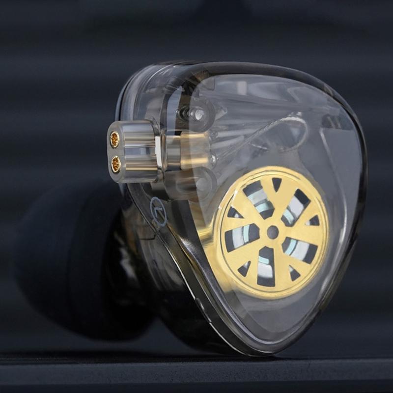 Double Dynamic Coils Earphones High Resolution Sound with Deeply Bass, Corded In Ear Earbud for Sports Gaming