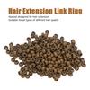 1000pcs Silicone   Links  s Beads Small Comfortable Hair Extension Tool