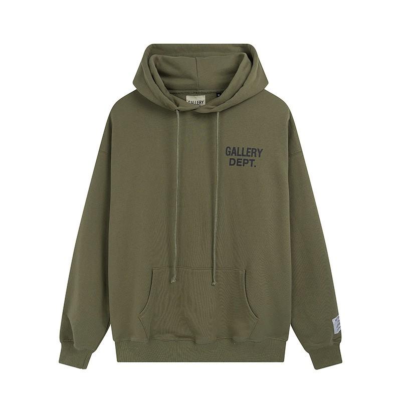 Graffiti Letter Print Hooded Sweatshirt Jacket Men Loose Fit Streetwear Long Sleeve Cotton Pullover