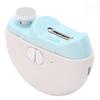 Electric Nail Clipper, 2 in 1 Automatic Nail Trimmer and Polisher with LED Light for Adults and Seniors, White