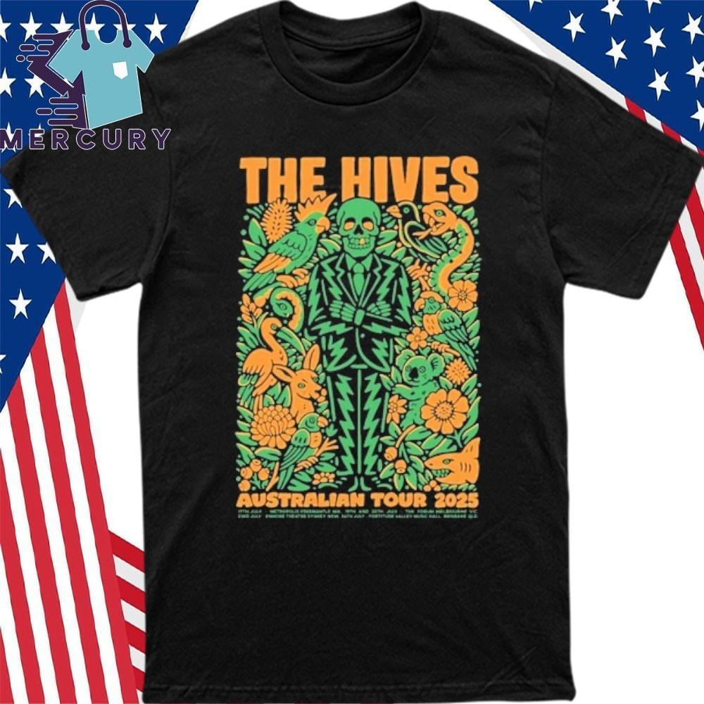 The Hives Australian 2025 Tour Shirt Unisex T-Shirt L
