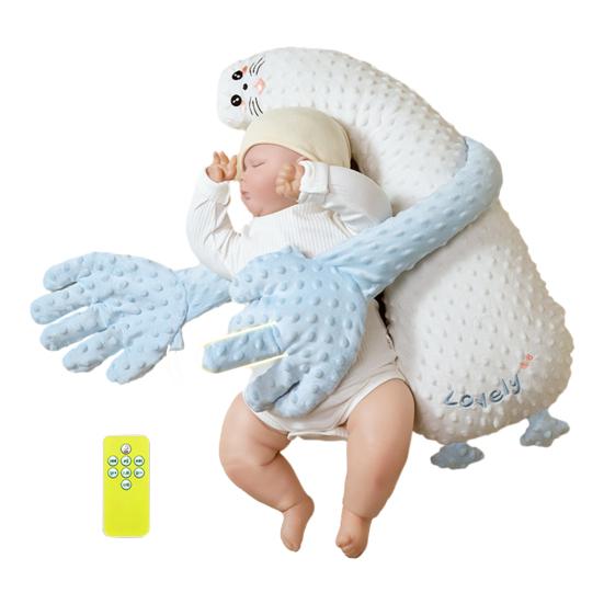 Suzeta Palmă Calmantă pentru Bebeluși Jucărie Moale de Pluș Ajutor pentru Somn Pernă de Suport pentru Somnul Bebelușilor Jucărie Calmanta Anti-Sperietură pentru Sugari