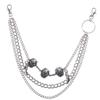 Retro Multi-layer Skull Metal Pant Chain for Denim
