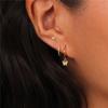 3pcs Set Fashion Exquisite Shiny Inlaid Zircon Butterfly Stud Earrings for Women Stainless Steel Hoop Earrings Jewelry Sets Gift