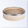 Jinxu Stainless Steel Rimmed Bamboo Steamer Basket Set