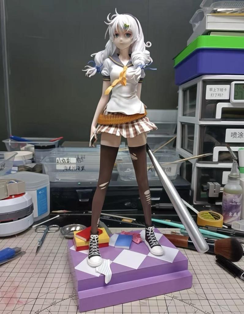 Honkai Impact 3 Kiana Kaslana Figurine Kawaii Game Peripherals Statue Model Collection Table Decoration Plaything Birthday Gift For Game Fans