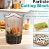 Fruit & Onion Cutter Vegetable Chopper Cup Detachable Fruit Slicer Cut Fruits Vegetables Evenly Into Cubes for Easy Food Prep