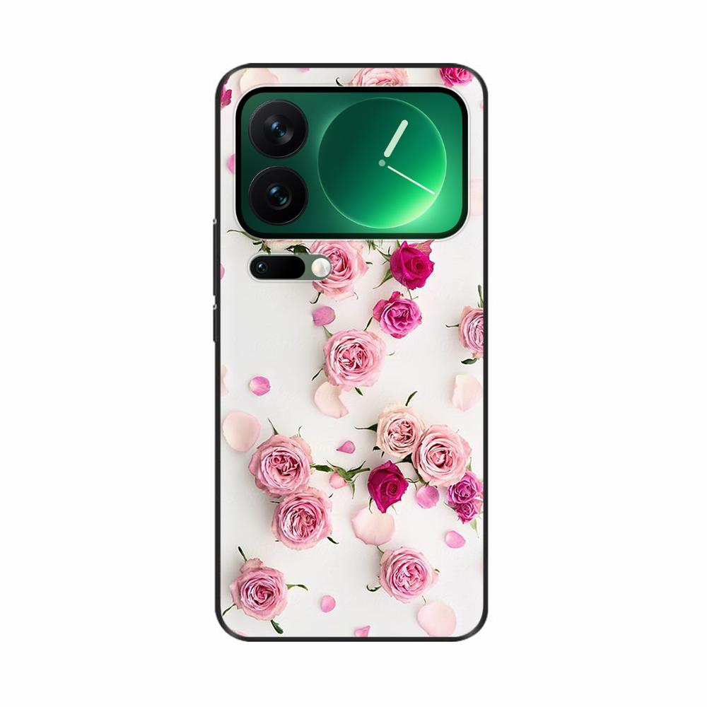 Mi 17/17 Pro/17 Pro Max Case For Xiaomi 17 Back Cover Cute Patterned Case Silicone Soft TPU Shell For Xiaomi 17 Pro Max Funda