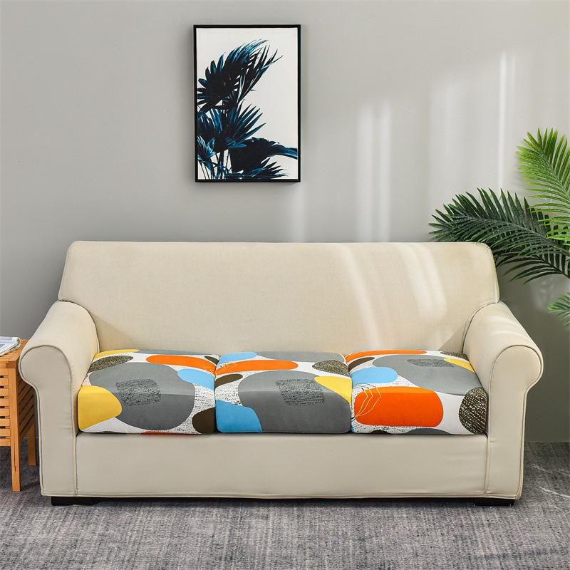 Four Seasons Milk Silk Print Cushion Cover Fully Inclusive Waterproof Sofa Cover Anti Fouling Sofa Cover