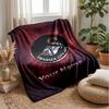 Coperta in Flanella con Nome Personalizzato Swansea City FC Logo Calcio Coperta in Pile Personalizzata Regalo Speciale per Divano Camera da Letto Casa