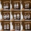 Miao Silver Tassel Dangle Earrings: Ethnic-Style Studs for Women