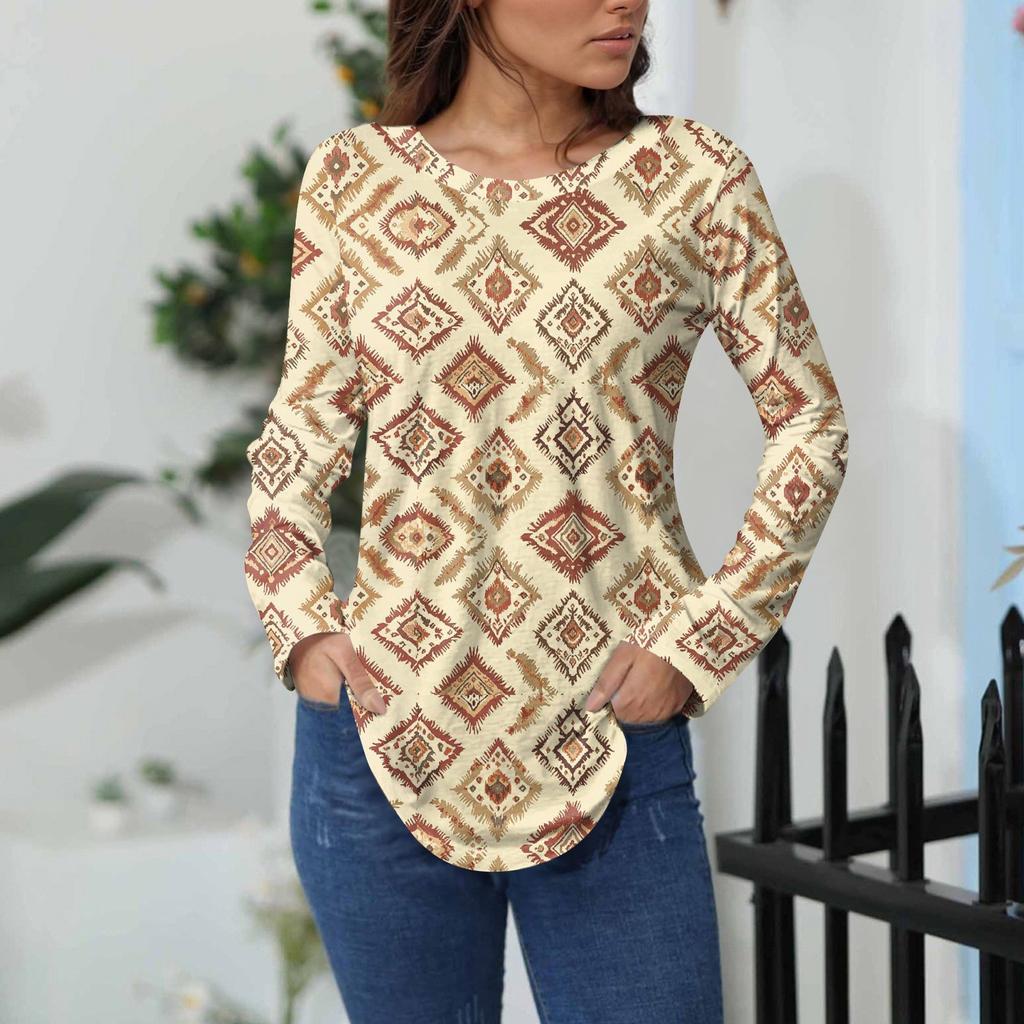 Camisetas para Mujer Otoño Casual Camisetas de Manga Larga Sudadera Estampado Gráfico Vintage Top Jersey Día de San Valentín