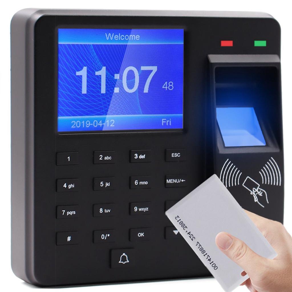 Employee Checking-in Recorder LCD Password Attendance Machine Access Control System Fingerprint Attendance Machine