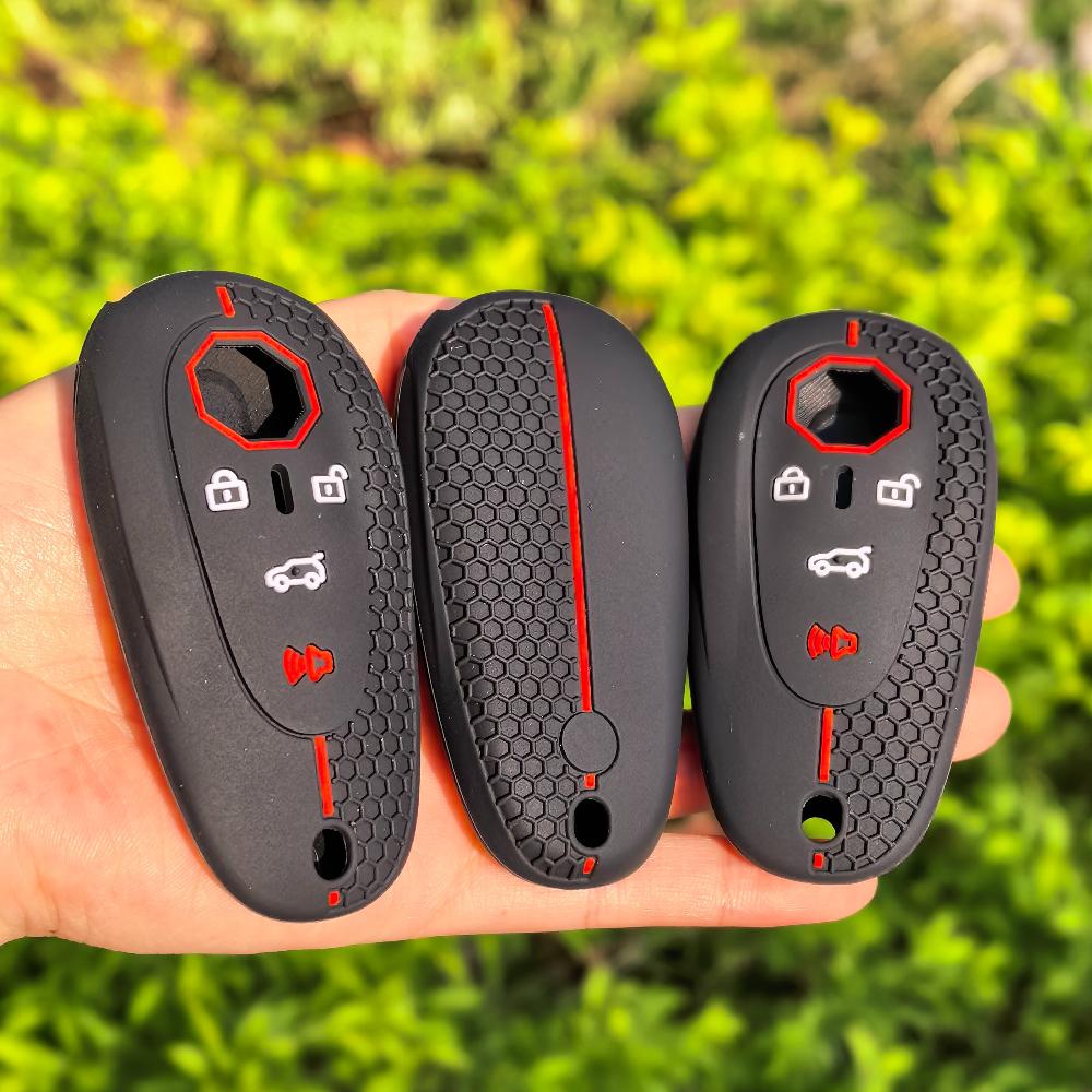 Silicone Rubber Car Remote Fob Key Cover Case For Mg Car Key Bag Cyberster Car Key Set All Inclusive High-End Feeling