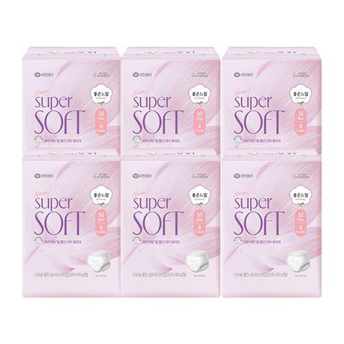 

Good Feel Super Soft Overnight 6-Pack Bundle (Choose 1 of 2 sizes) (Medium/Large) Supersoft Overnight Medium 4Px6