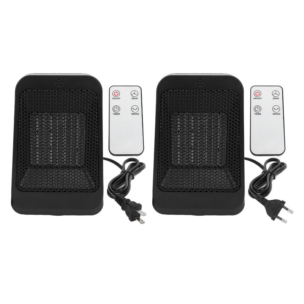 Grzejnik biurkowy Zdalne sterowanie Oscylacyjny Zapobieganie przegrzaniu Automatyczne wyłączanie Grzejnik elektryczny z