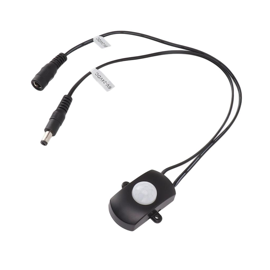 PIR Motion Detector Switch 120 Degree Angle Mini Infrared Auto Switch Detector for LED Strip Security System DC 6‑24V