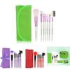 Luxurious 7pcs Makeup Brushes Set With Soft Artificial Fibers And Wooden Handles