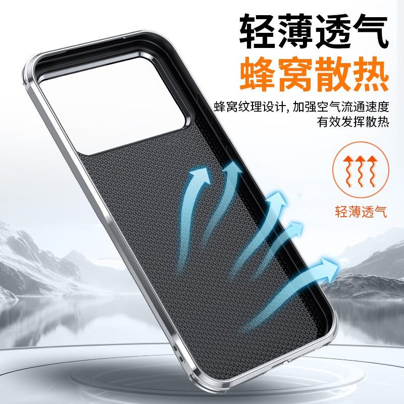 Redmi K90 Pro Max Phone Case With Hidden Camera Cutout Electroplated Leather Cover Kickstand Drop Protection