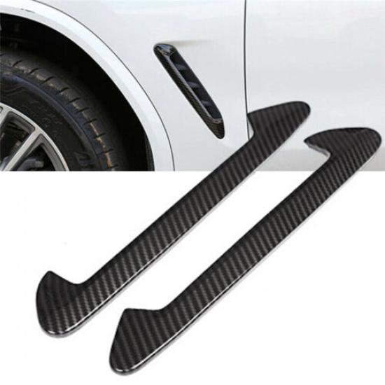 For BMW X3 G01 2018-2022 Carbon Fiber Fender Side Air Vent Outlet Cover Trim