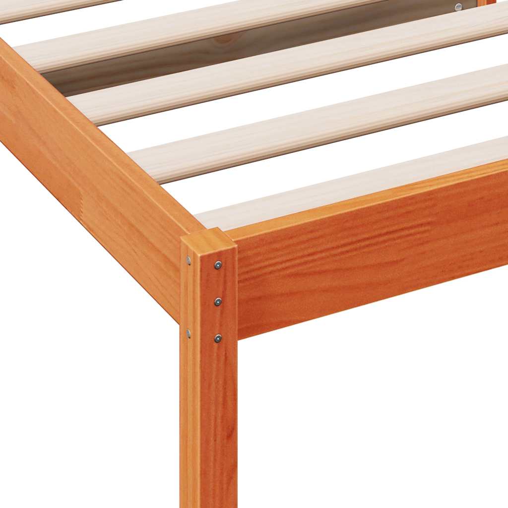 Daybed without Mattress Wax Brown 80 x 200 cm Solid Pine Wood