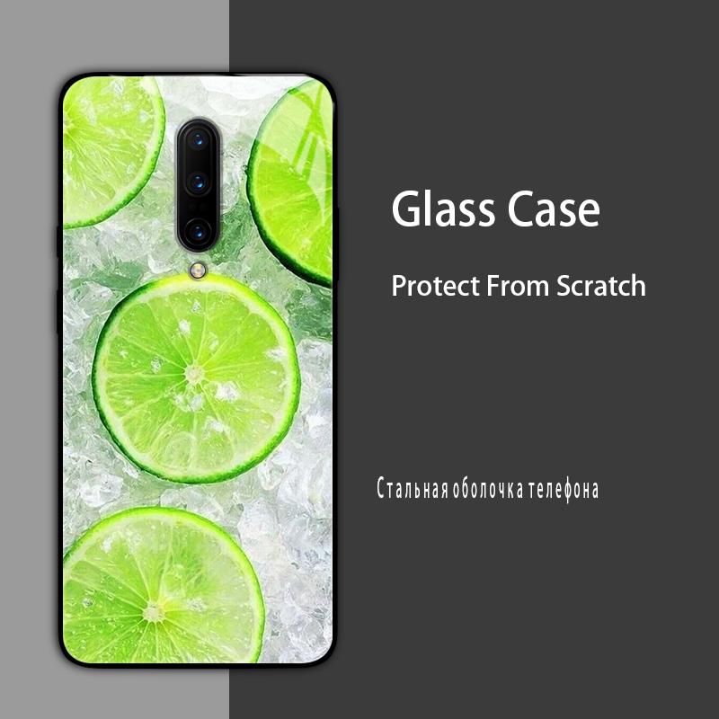 For Oneplus 7 Pro Case Cover Tempered Glass Case Hard Shockproof Coque Bumper For One Plus 7T Pro 7 T Protect Case oneplus7T