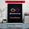 Galatasaray Customize Your Name Diamond Painting Round Diamond Diy Frameless Holiday Artwork Suitable For Home Office Wall Decoration
