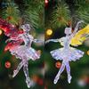 2D Acryl Weihnachtsanhänger Tierkreis Pferd Baumschmuck Auto Rückspiegel Anhänger Charme Party Neujahrsdekoration Ornamente