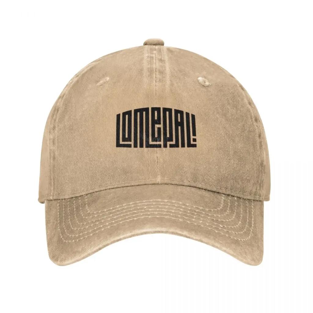 Lomepal schwarze Schrift Baseballkappe Truckerhut taktische Kappe Luxus Unisex Kappe Damen Hüte Unisexs