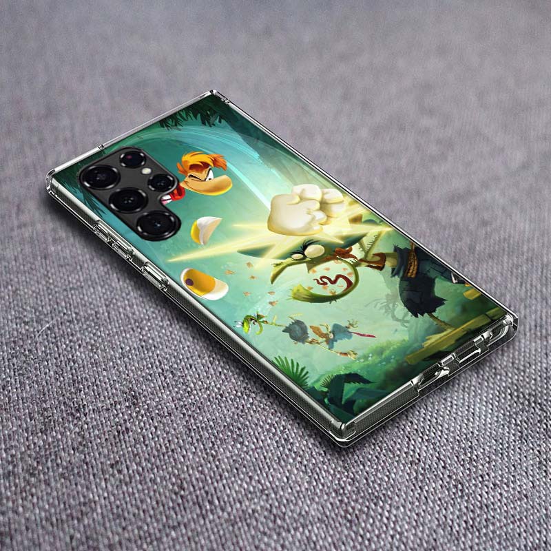 Spiel Rayman Legends Handyhülle Für Samsung Galaxy S24 S23 S21 S20 FE S22 S26 Ultra S25 Edge S10 Plus Hülle Klar TPU Capa Schale