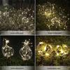 LED Solar Fireworks Garden Stake Light