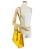 Michael Kors Shoulder Bag Handbag Cowhide Yellow Women Used