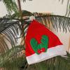 Festive Elk Antler Stripe Embroidery Santa Claus Christmas Hat Cotton Hat Girl Hat New Year Cap