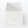 MUJI Recycled Polypropylene File Standard White 15cm W x 32cm D x 12cm 83904395 Box, Type, Wide, 1/2", Gray, Approx. H,