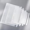 1Pc Transparent Color Plastic Clip File Folder A5/A6/A7 Notebook Loose Leaf Ring Binder Planner Agenda School Notebook Cover