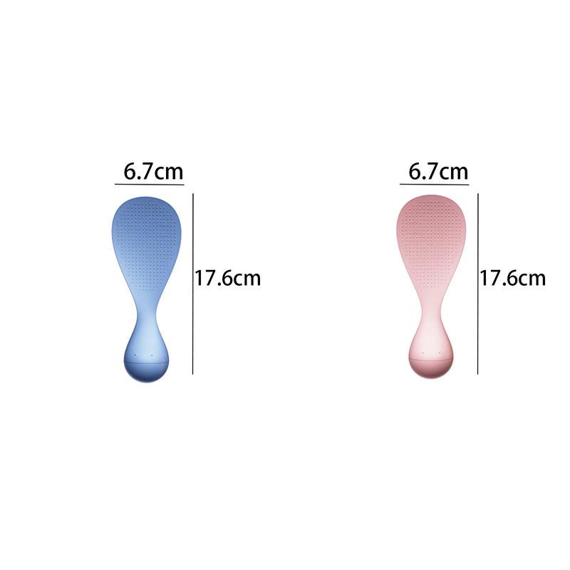 Heat-Resistant Non-Stick Stand-Up Rice Spoon for Kitchen Use