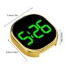 Car Clock Luminous Automotive Electronic Clock Internal Stick-On Digital Watch with Touch Switch Large LED Display Auto Ornament