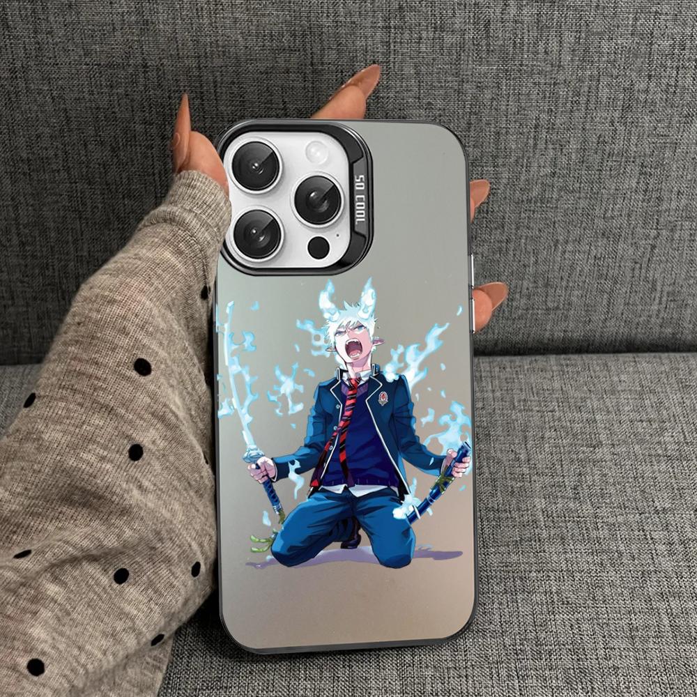 Anime Ao no Exorcist Okumura Rin Phone Case For iPhone 16 15 14 13 12 11 Pro Max X XR XSMAX 8 7 Plus Matte Shockproof Back Cover